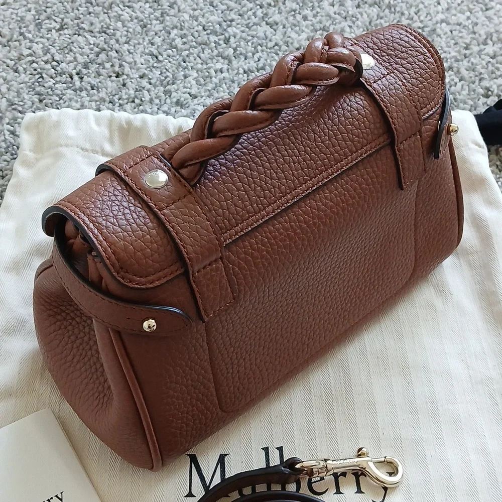 Mulberry Mini Alexa Heavy Grain - Picture 3 of 11